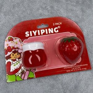 Strawberry Lip Balm 2 Pack - Red